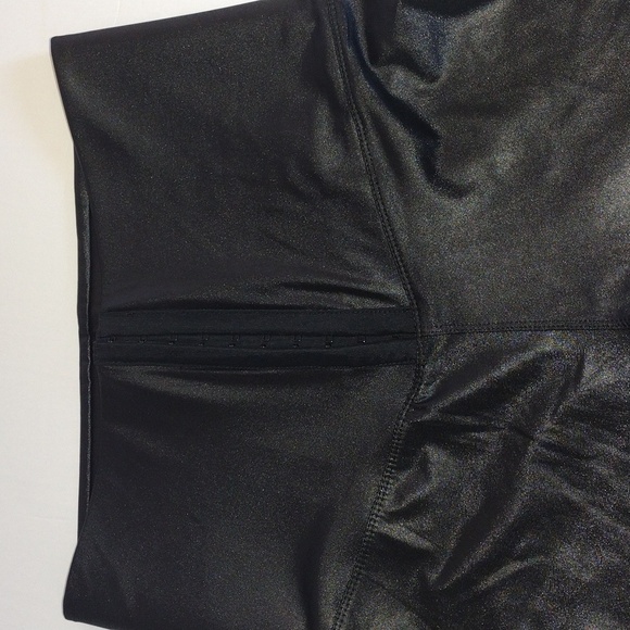 Xjboots Woman L/XL Thick Black Leggings Tummy Control - Picture 2 of 7